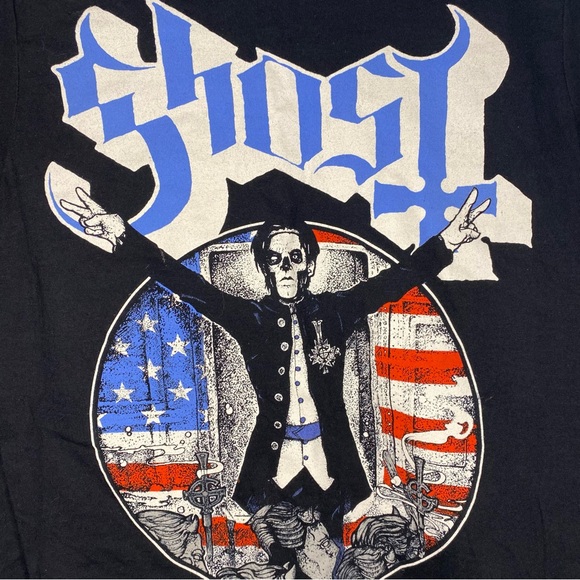 Ghost Popestar Papa Nixon Graphic T-Shirt - Picture 3 of 5